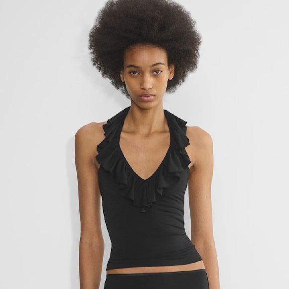 Aritzia Wilfred GoodLux Quadrille Top - Picture 1 of 3